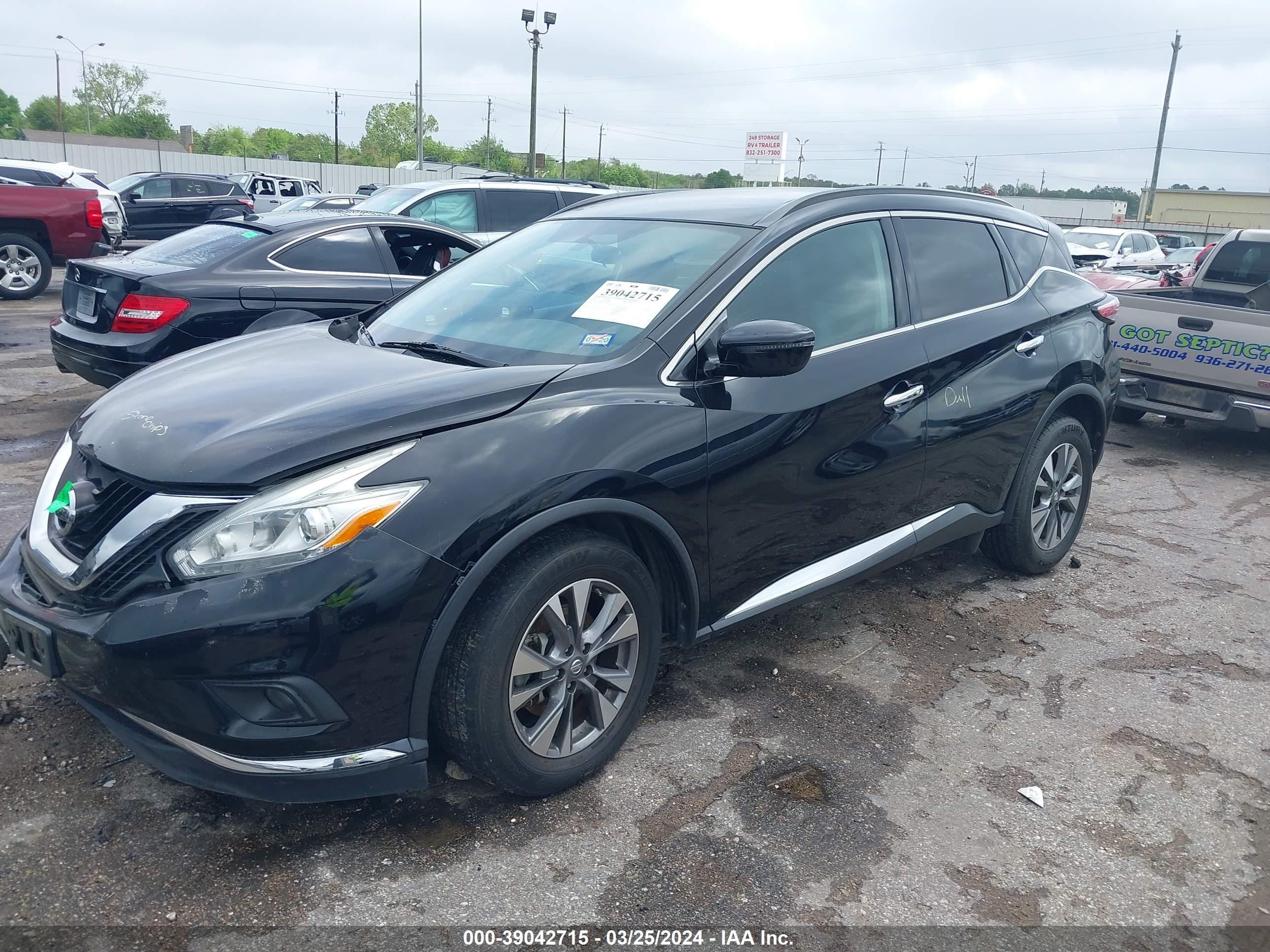 Photo 1 VIN: 5N1AZ2MG4HN109424 - NISSAN MURANO 