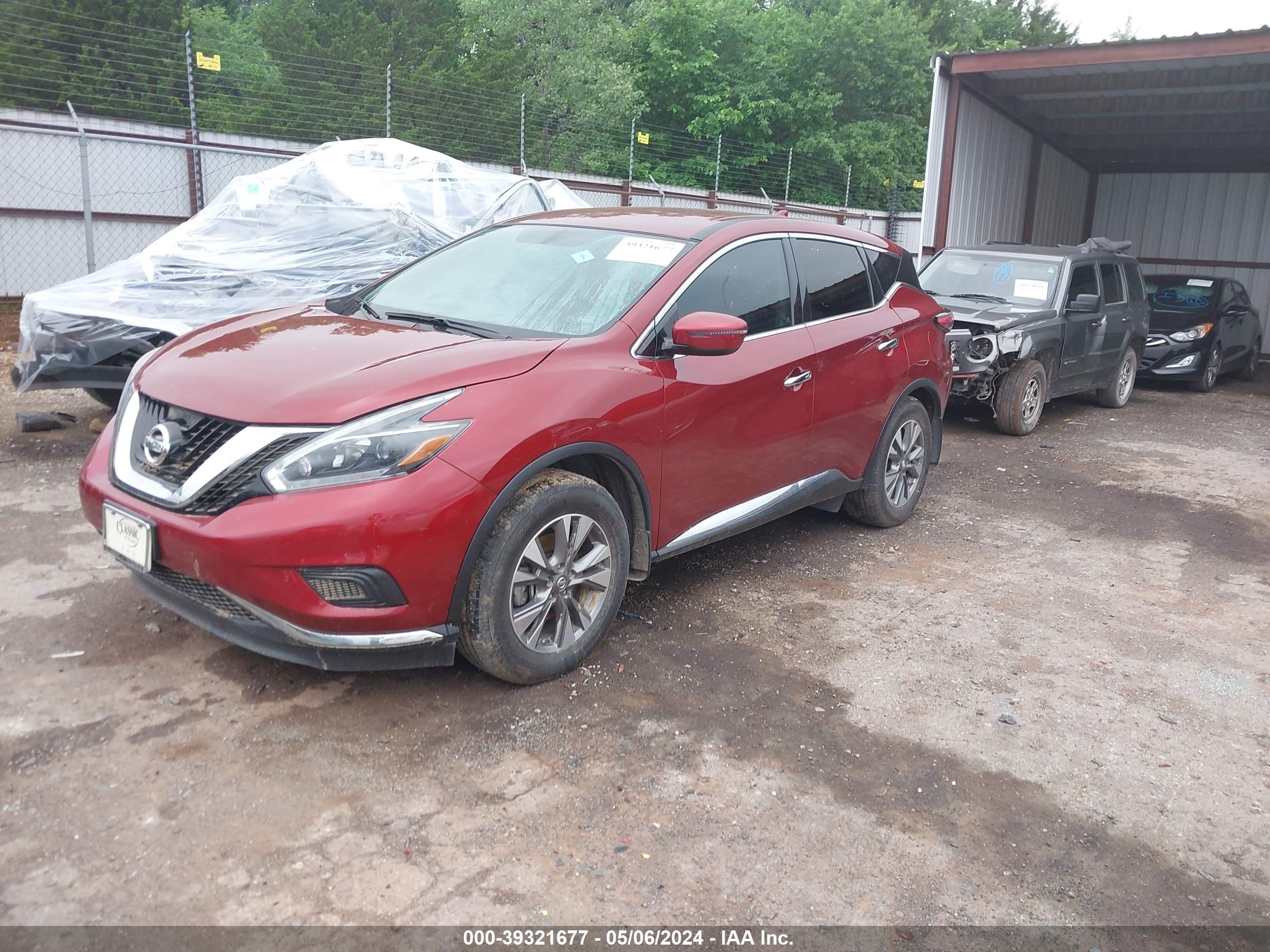 Photo 1 VIN: 5N1AZ2MG4JN165398 - NISSAN MURANO 