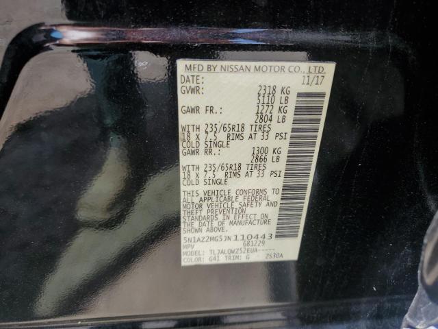 Photo 12 VIN: 5N1AZ2MG5JN110443 - NISSAN MURANO S 