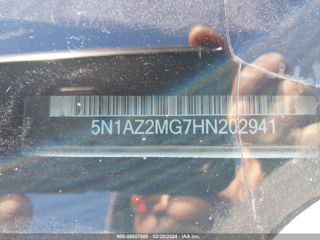 Photo 8 VIN: 5N1AZ2MG7HN202941 - NISSAN MURANO 