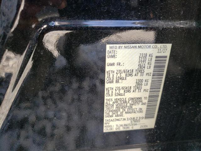 Photo 12 VIN: 5N1AZ2MG7JN108239 - NISSAN MURANO S 