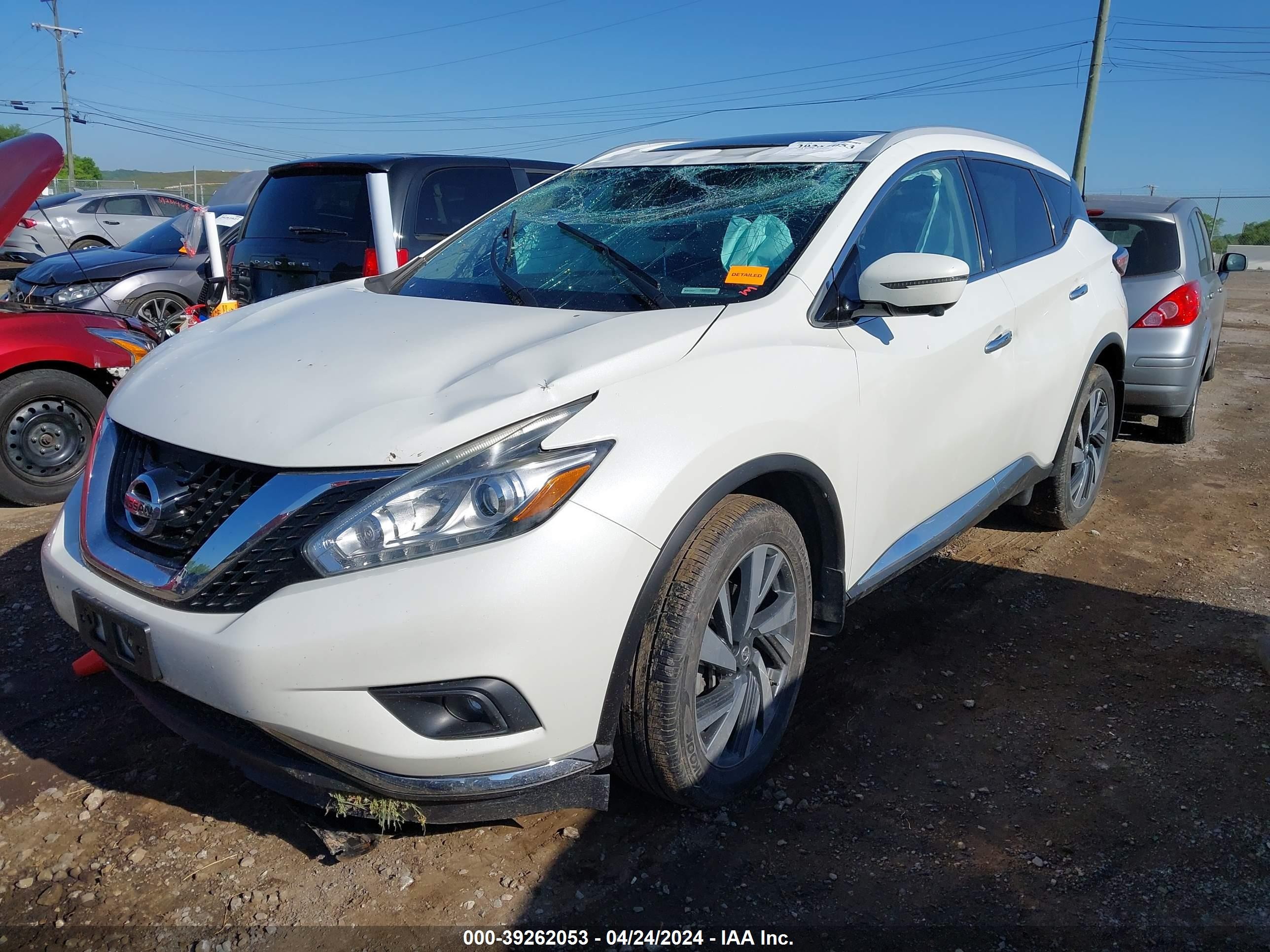 Photo 1 VIN: 5N1AZ2MG7JN127020 - NISSAN MURANO 