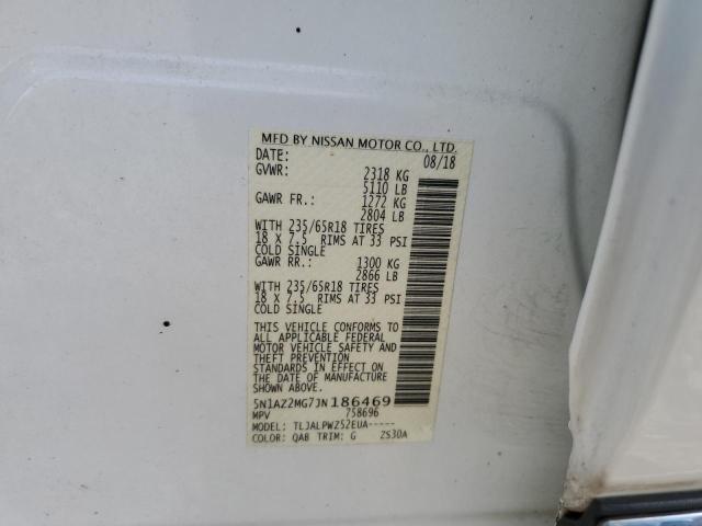 Photo 12 VIN: 5N1AZ2MG7JN186469 - NISSAN MURANO 