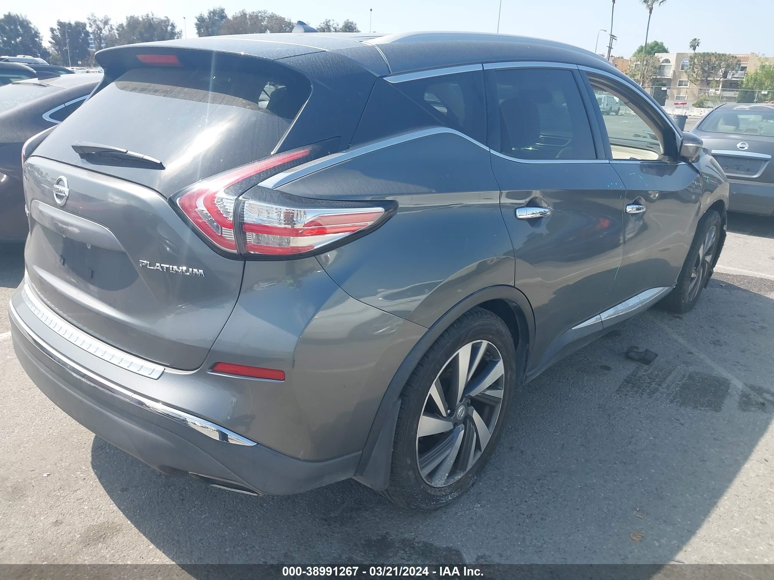 Photo 3 VIN: 5N1AZ2MG8FN217638 - NISSAN MURANO 