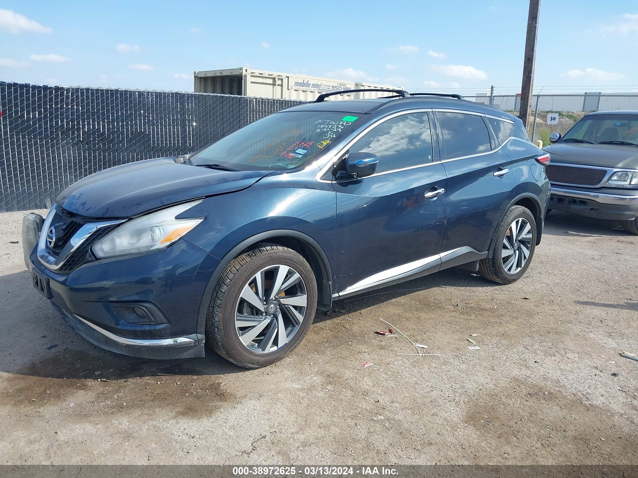 Photo 1 VIN: 5N1AZ2MG8GN125706 - NISSAN MURANO 