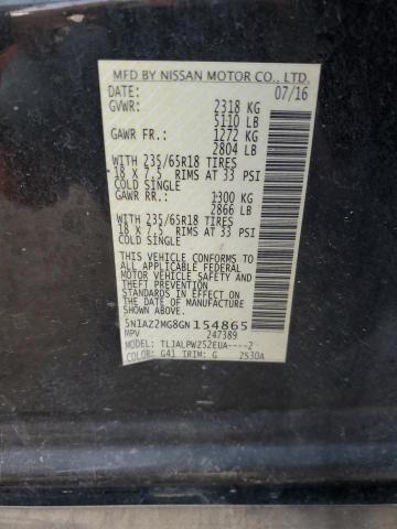 Photo 11 VIN: 5N1AZ2MG8GN154865 - NISSAN MURANO S 