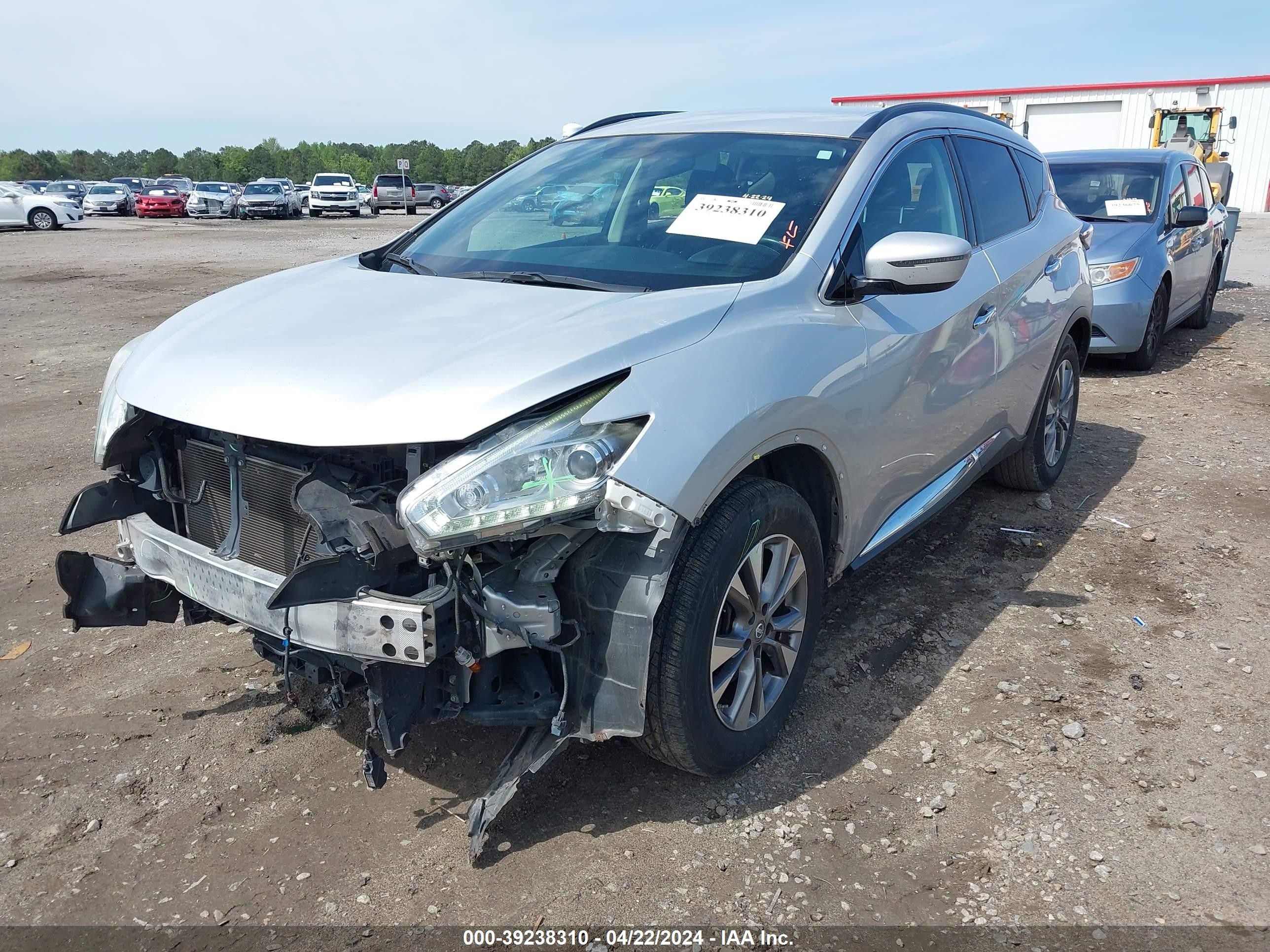 Photo 1 VIN: 5N1AZ2MG8HN122158 - NISSAN MURANO 