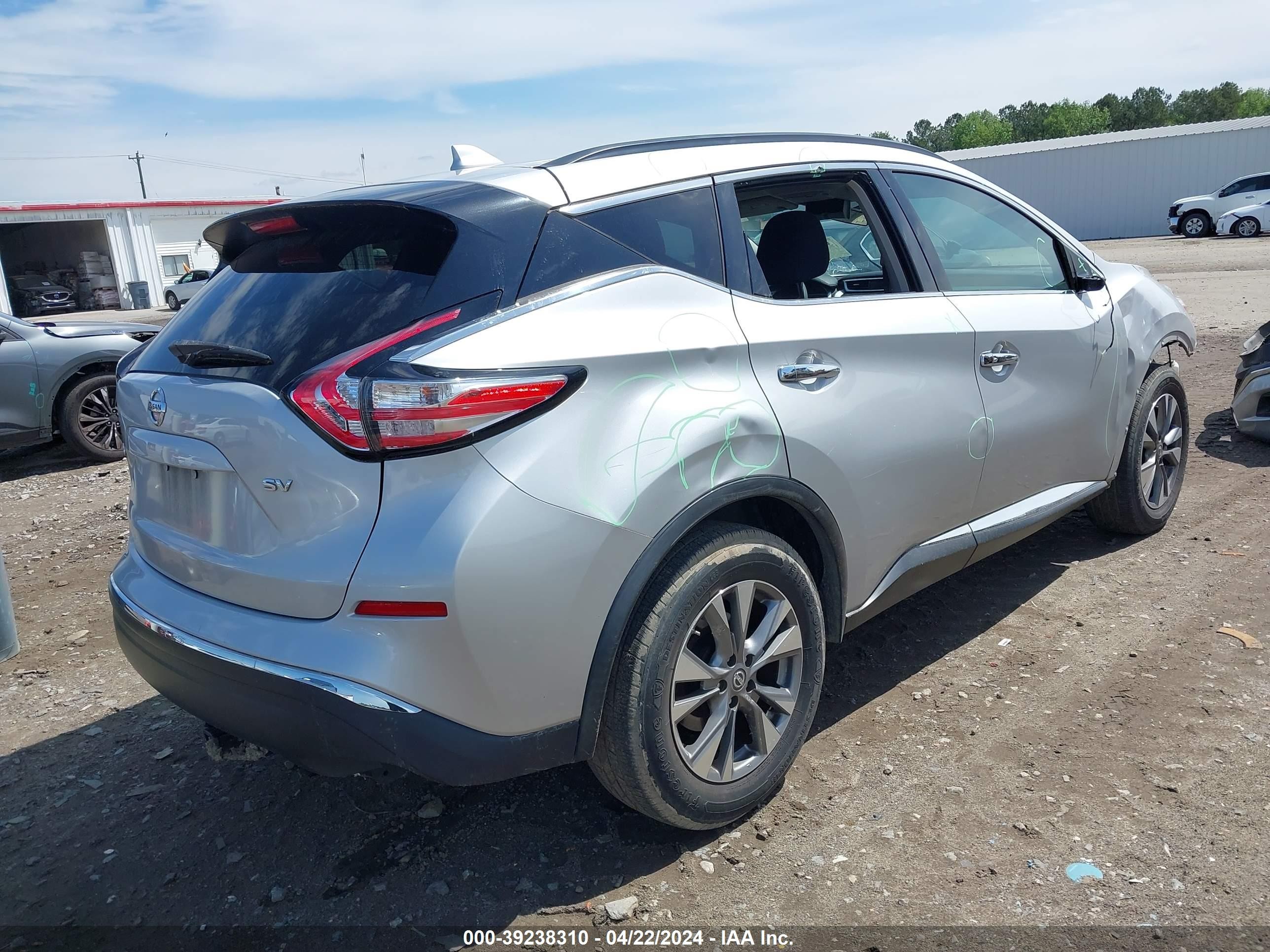 Photo 3 VIN: 5N1AZ2MG8HN122158 - NISSAN MURANO 