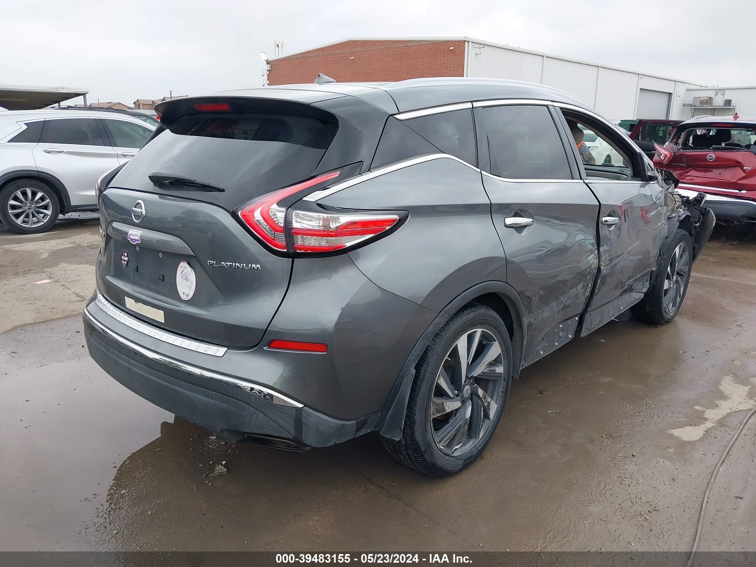 Photo 3 VIN: 5N1AZ2MG9FN247182 - NISSAN MURANO 