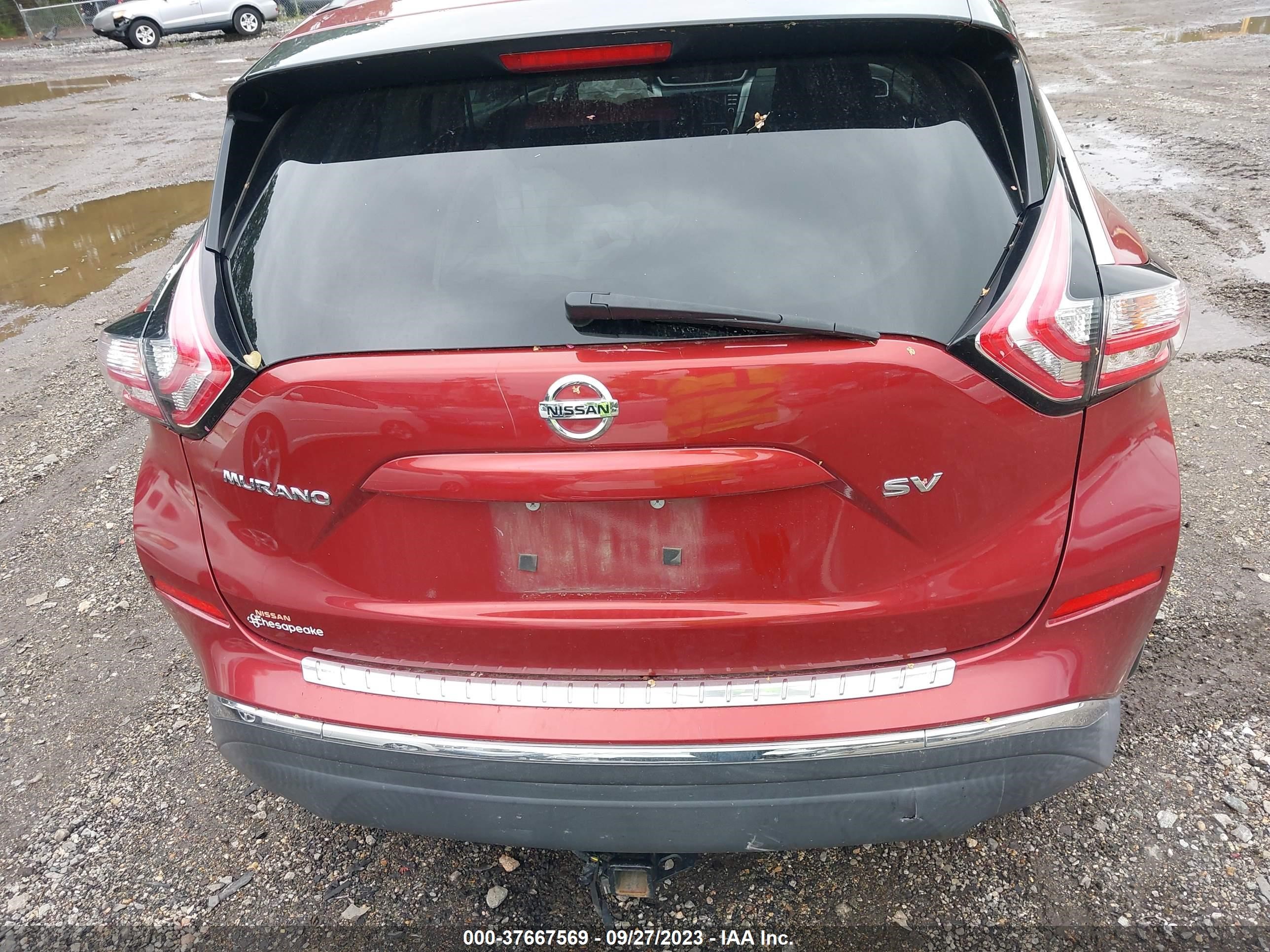 Photo 15 VIN: 5N1AZ2MG9GN107943 - NISSAN MURANO 