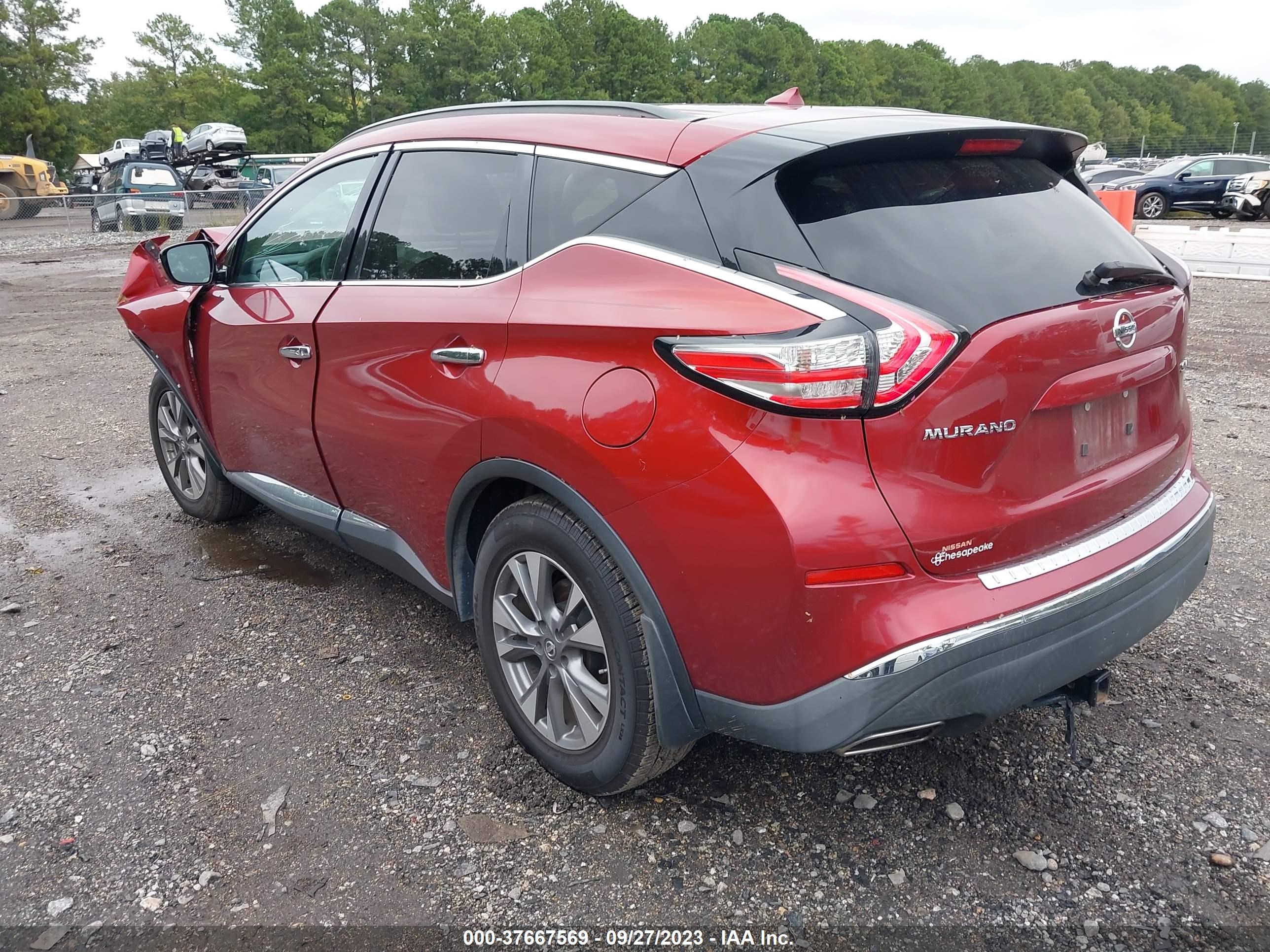 Photo 2 VIN: 5N1AZ2MG9GN107943 - NISSAN MURANO 