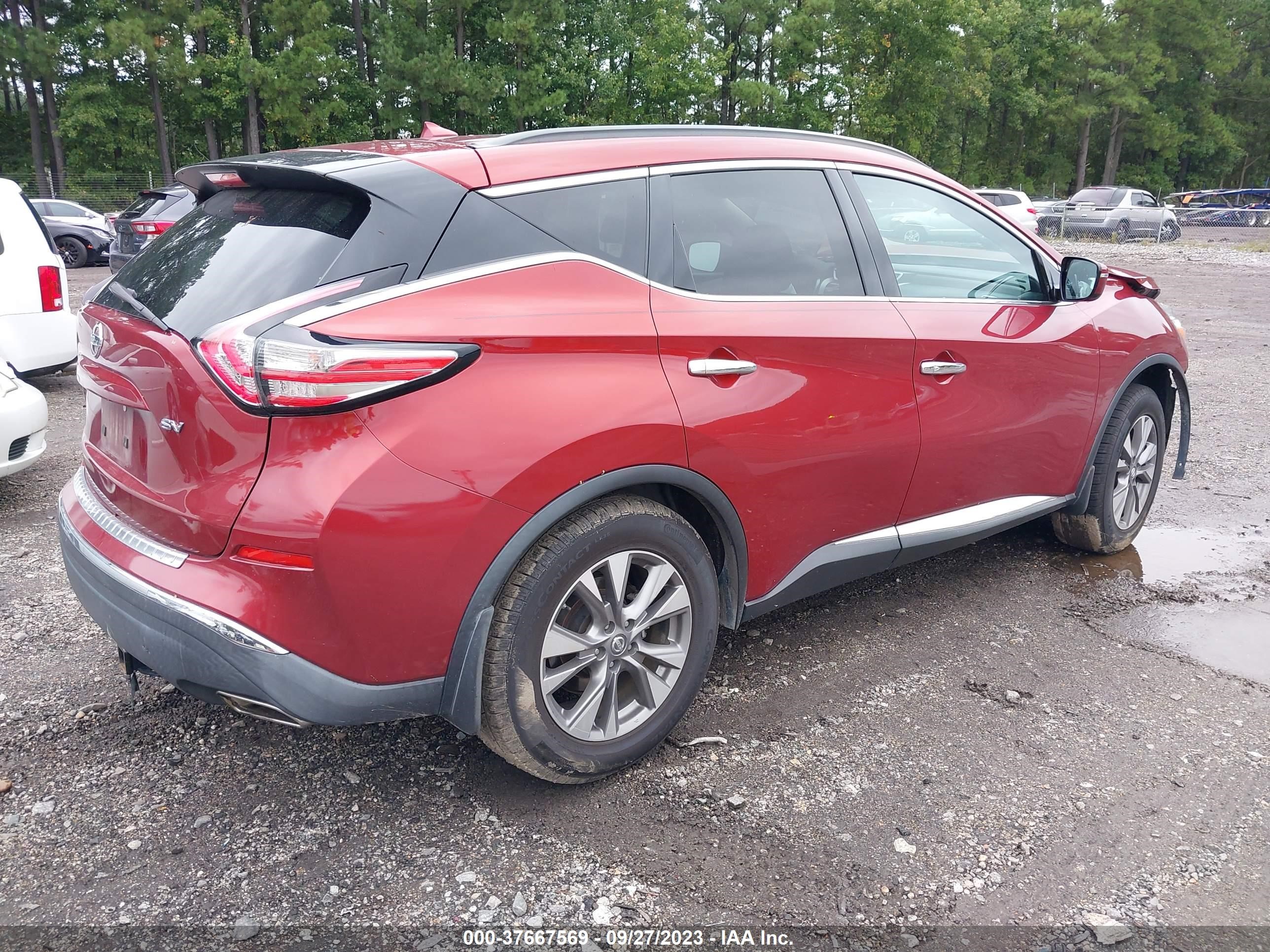 Photo 3 VIN: 5N1AZ2MG9GN107943 - NISSAN MURANO 