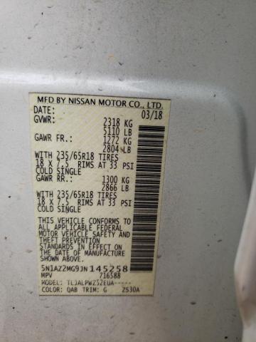 Photo 12 VIN: 5N1AZ2MG9JN145258 - NISSAN MURANO 