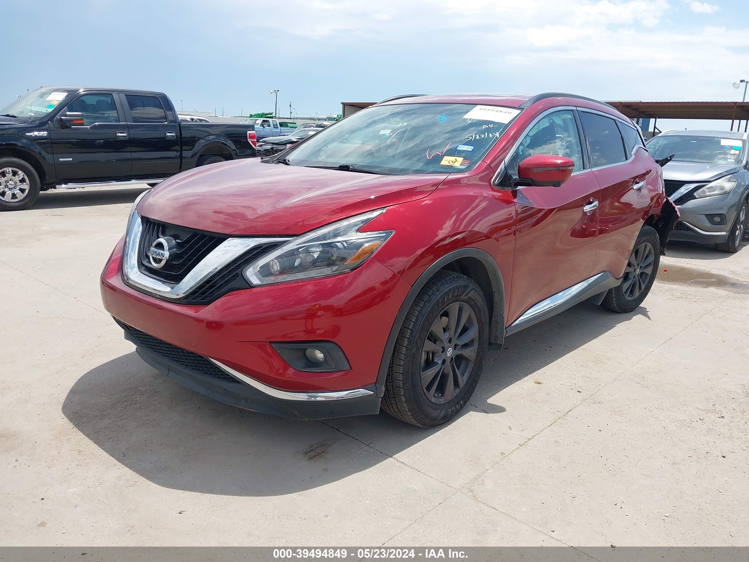 Photo 1 VIN: 5N1AZ2MG9JN174520 - NISSAN MURANO 