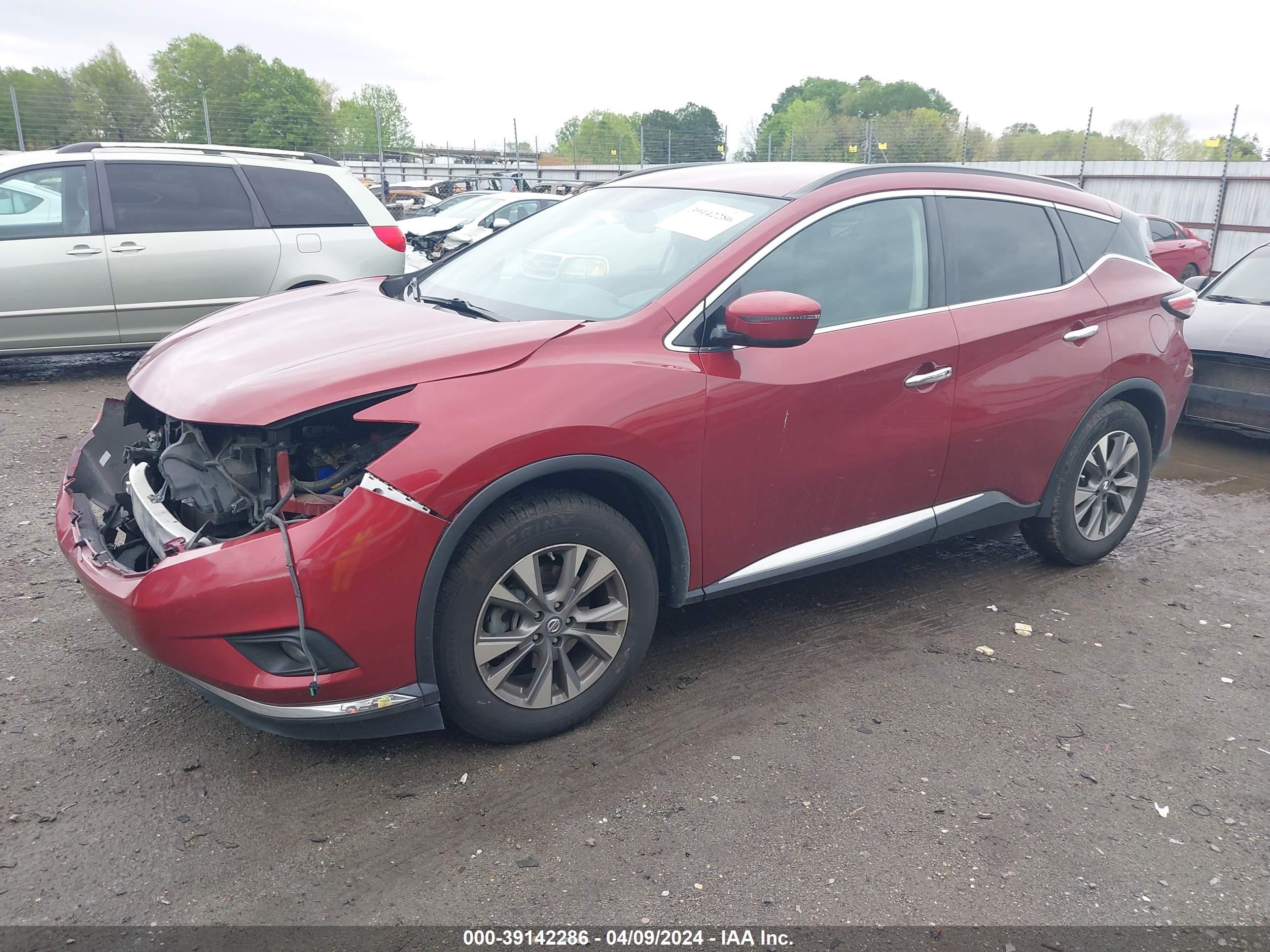 Photo 1 VIN: 5N1AZ2MGXJN141493 - NISSAN MURANO 