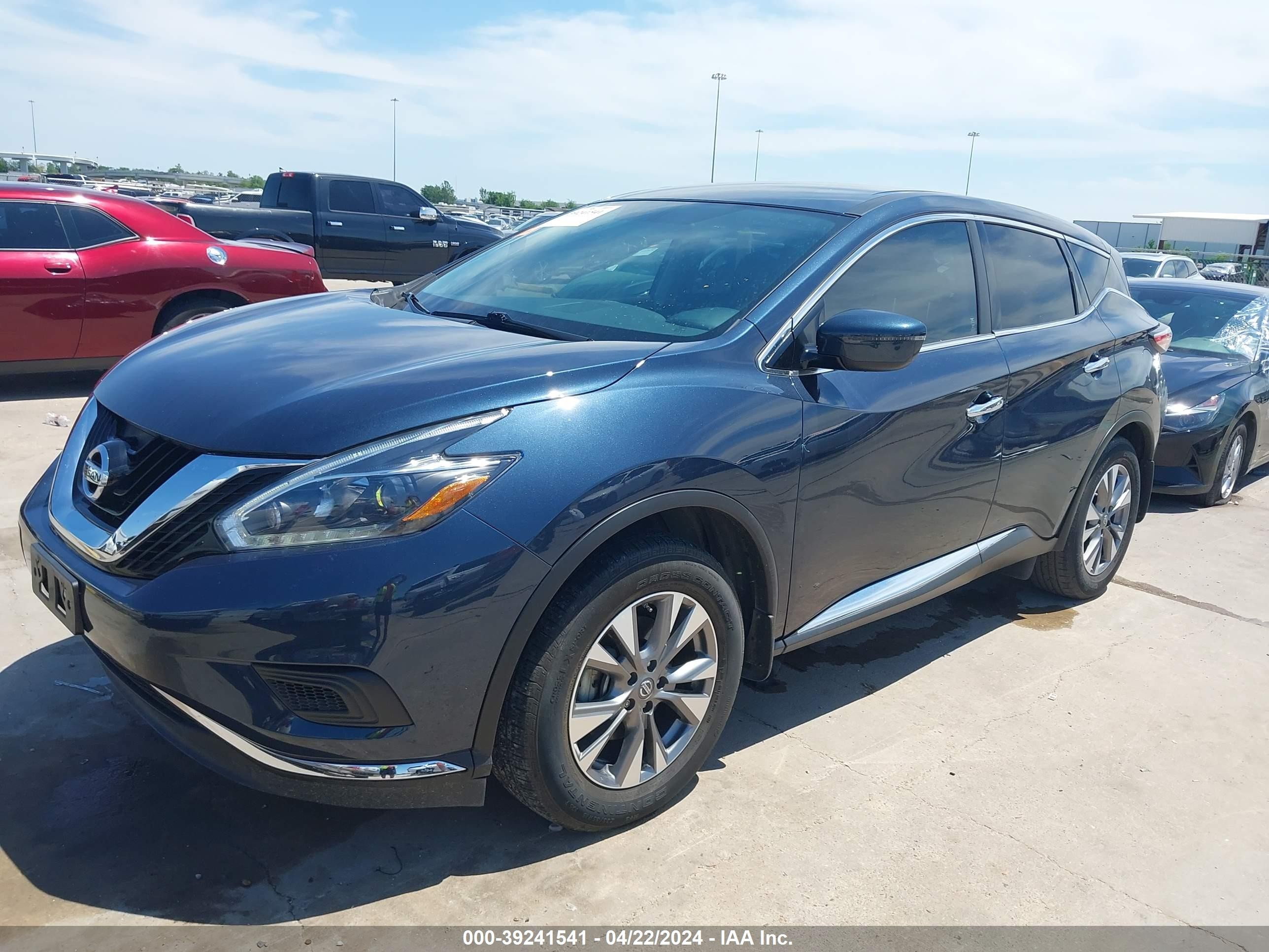 Photo 1 VIN: 5N1AZ2MGXJN191696 - NISSAN MURANO 