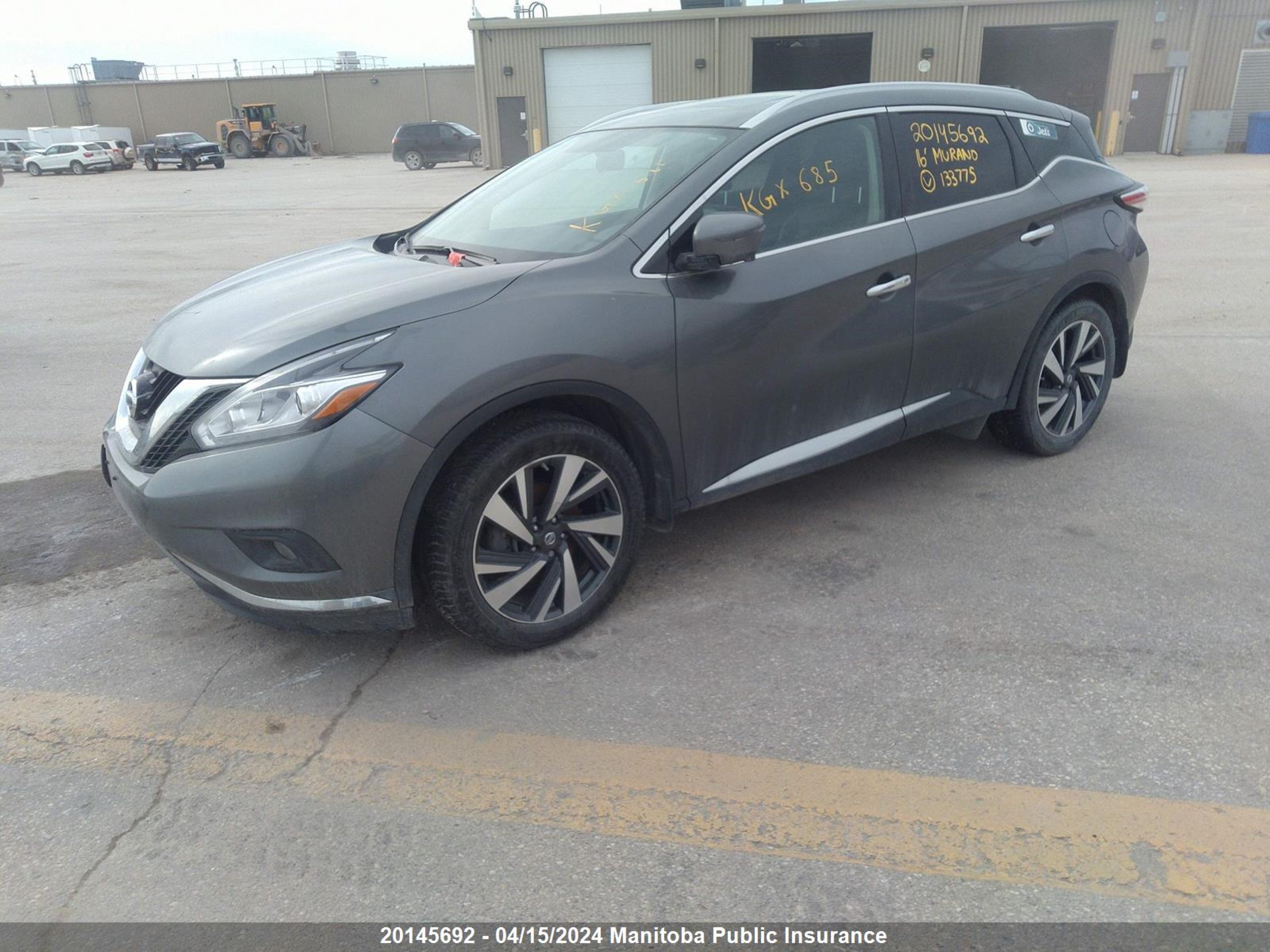 Photo 1 VIN: 5N1AZ2MH0GN133775 - NISSAN MURANO 