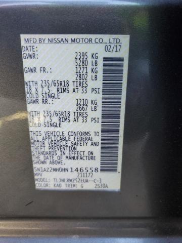 Photo 12 VIN: 5N1AZ2MH0HN146558 - NISSAN MURANO S 