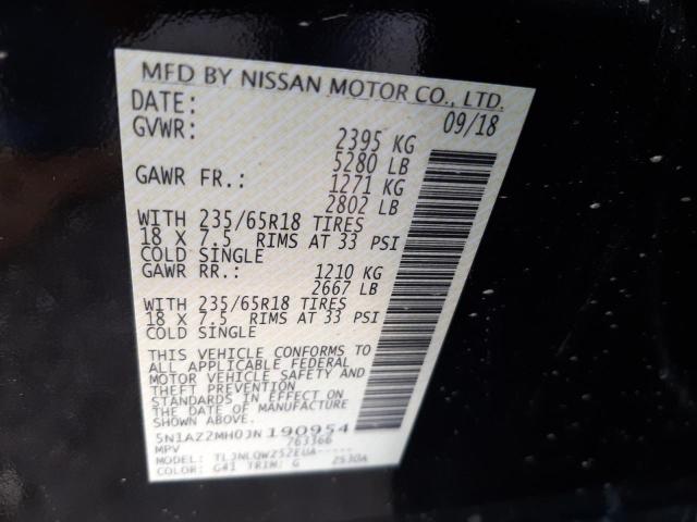 Photo 9 VIN: 5N1AZ2MH0JN190954 - NISSAN MURANO S 