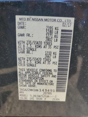 Photo 12 VIN: 5N1AZ2MH1HN143491 - NISSAN MURANO S 