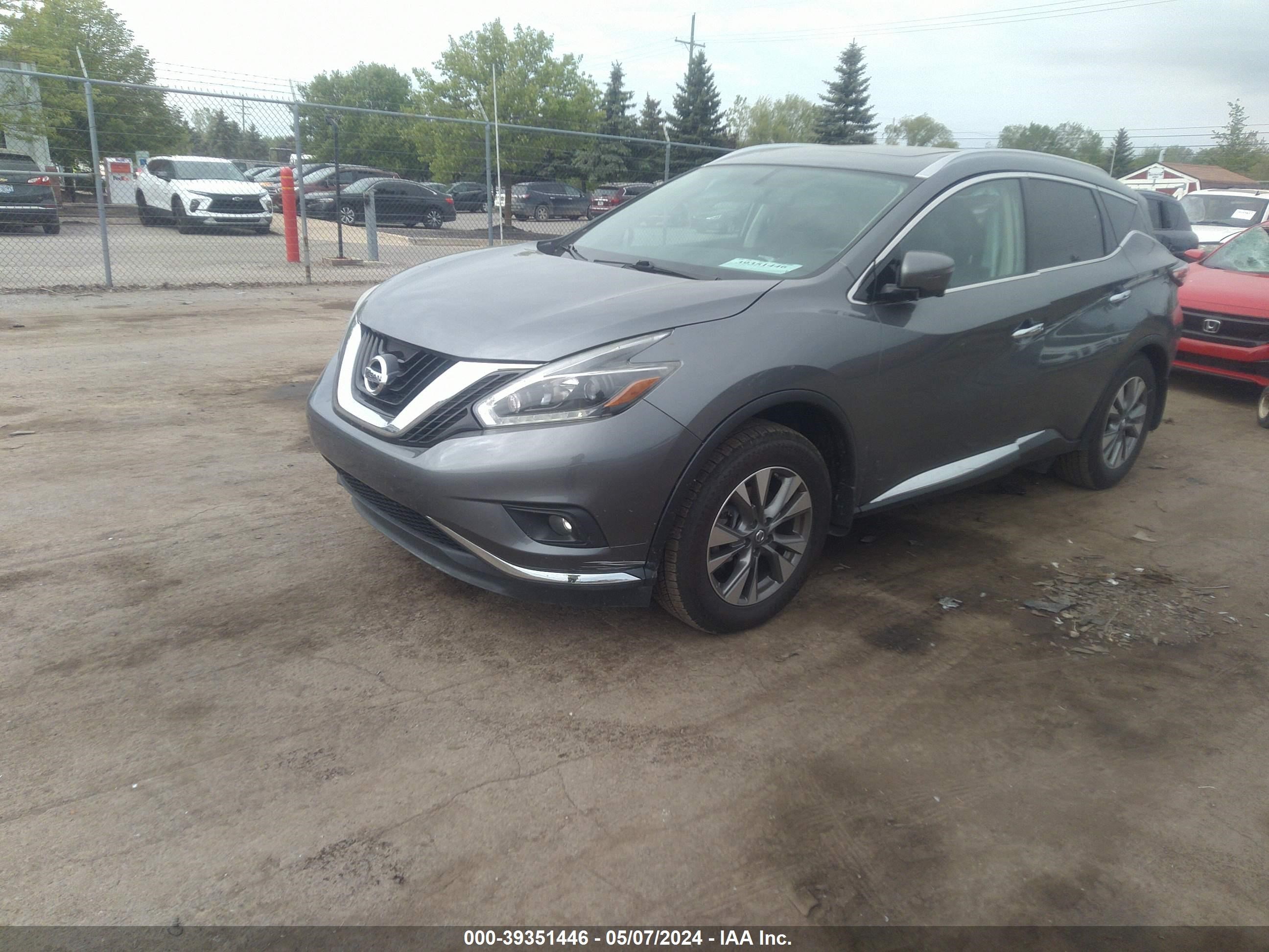 Photo 1 VIN: 5N1AZ2MH1JN117186 - NISSAN MURANO 