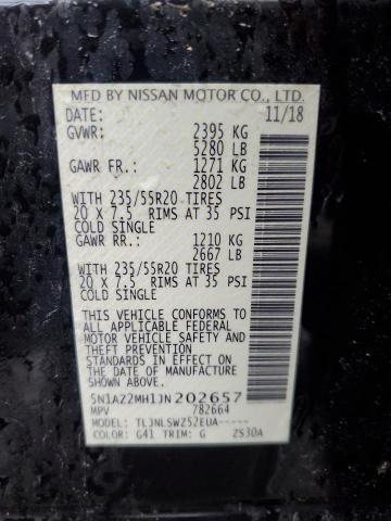 Photo 12 VIN: 5N1AZ2MH1JN202657 - NISSAN MURANO 