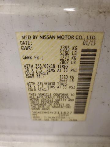 Photo 11 VIN: 5N1AZ2MH2FN211827 - NISSAN MURANO 