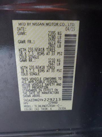 Photo 12 VIN: 5N1AZ2MH2FN229213 - NISSAN MURANO 