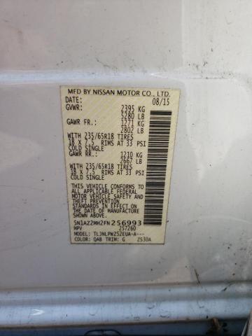 Photo 9 VIN: 5N1AZ2MH2FN256993 - NISSAN MURANO S 