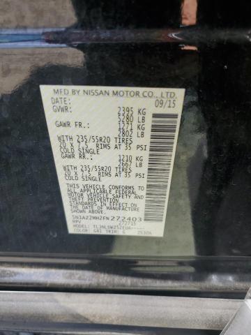 Photo 12 VIN: 5N1AZ2MH2FN272403 - NISSAN MURANO S 