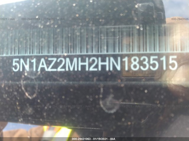 Photo 8 VIN: 5N1AZ2MH2HN183515 - NISSAN MURANO 