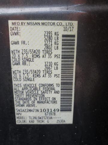 Photo 9 VIN: 5N1AZ2MH2JN103149 - NISSAN MURANO 