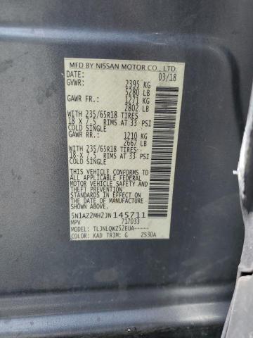 Photo 12 VIN: 5N1AZ2MH2JN145711 - NISSAN MURANO S 