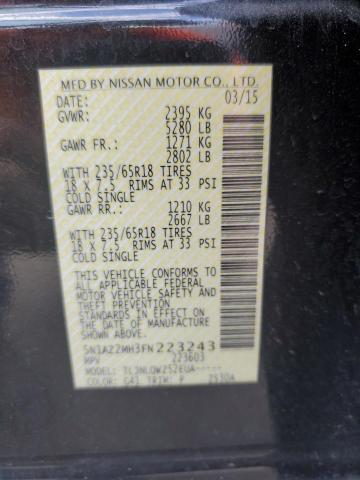 Photo 12 VIN: 5N1AZ2MH3FN223243 - NISSAN MURANO S 