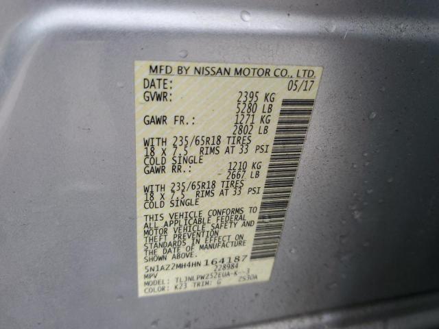 Photo 13 VIN: 5N1AZ2MH4HN164187 - NISSAN MURANO S 