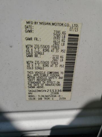 Photo 11 VIN: 5N1AZ2MH5FN255336 - NISSAN MURANO 