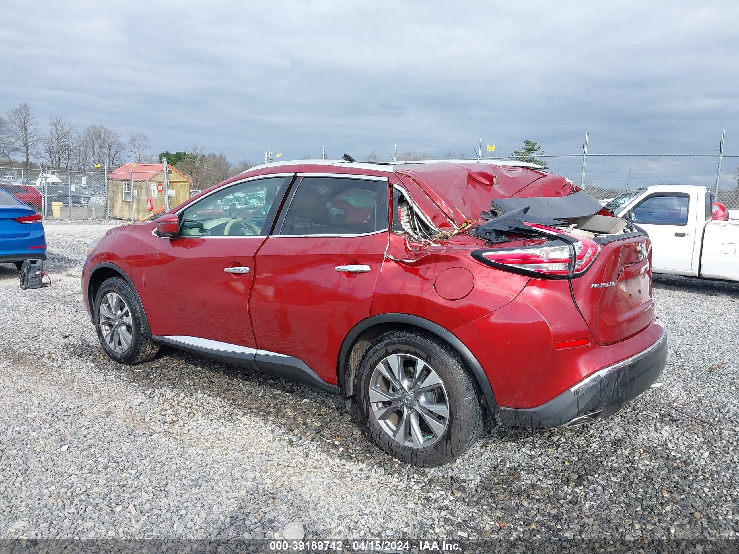 Photo 2 VIN: 5N1AZ2MH5JN192229 - NISSAN MURANO 