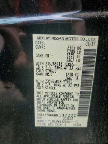 Photo 11 VIN: 5N1AZ2MH6HN137220 - NISSAN MURANO 