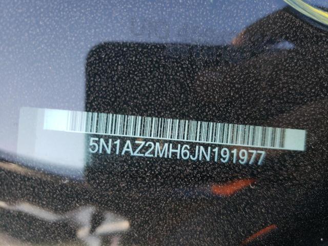 Photo 11 VIN: 5N1AZ2MH6JN191977 - NISSAN MURANO S 