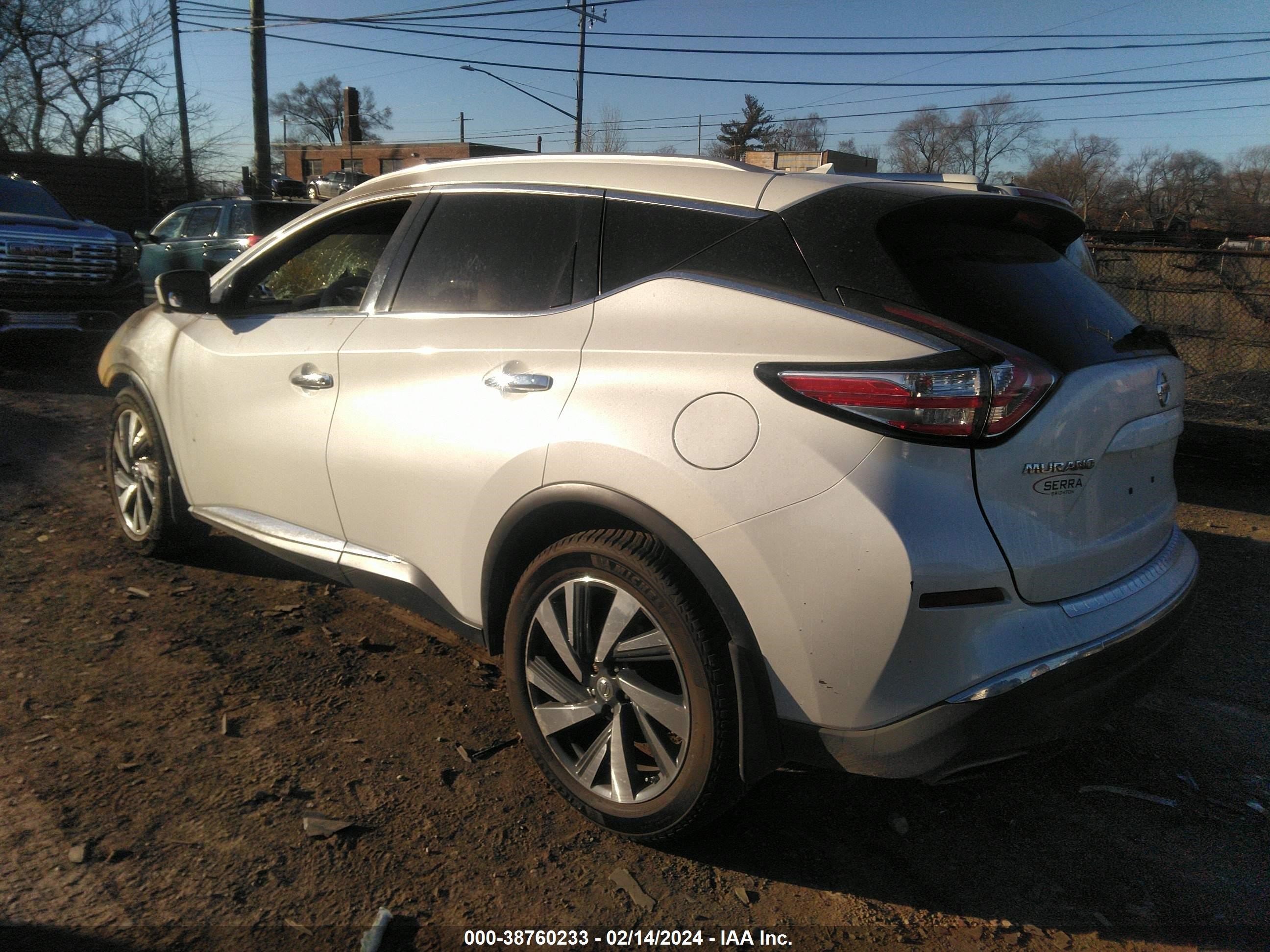 Photo 2 VIN: 5N1AZ2MH7FN259792 - NISSAN MURANO 