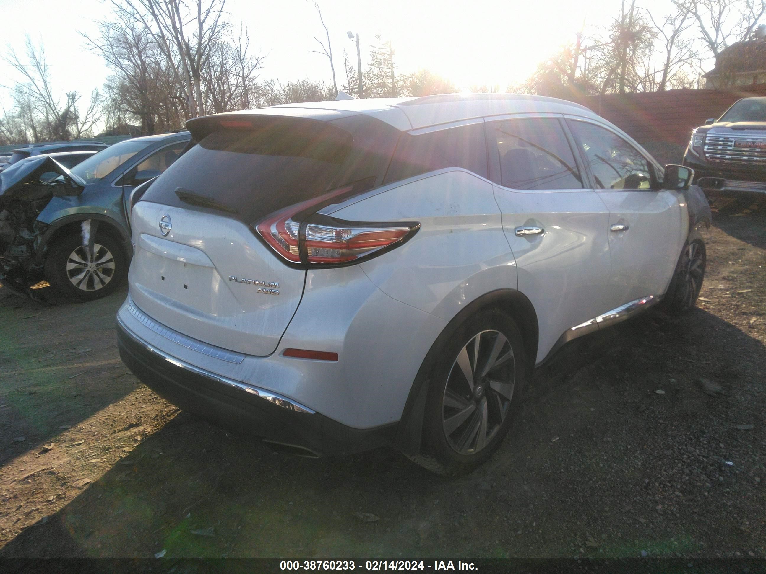 Photo 3 VIN: 5N1AZ2MH7FN259792 - NISSAN MURANO 