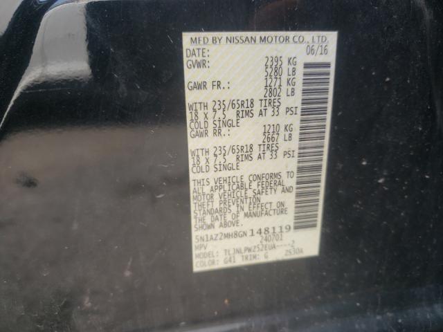 Photo 9 VIN: 5N1AZ2MH8GN148119 - NISSAN MURANO 