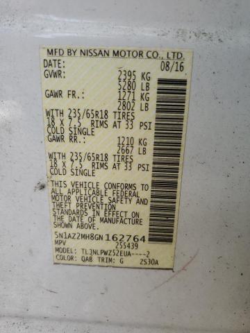 Photo 12 VIN: 5N1AZ2MH8GN162764 - NISSAN MURANO 