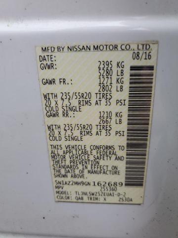 Photo 12 VIN: 5N1AZ2MH9GN162689 - NISSAN MURANO S 