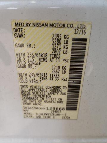 Photo 9 VIN: 5N1AZ2MHXHN129668 - NISSAN MURANO S 