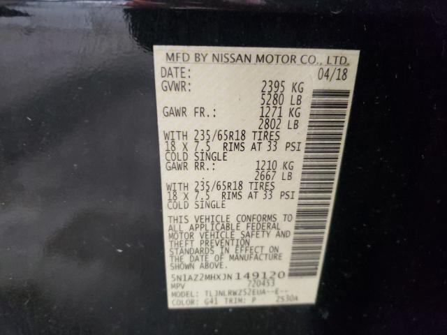 Photo 9 VIN: 5N1AZ2MHXJN149120 - NISSAN MURANO 