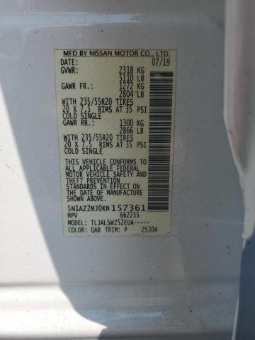 Photo 12 VIN: 5N1AZ2MJ0KN157361 - NISSAN MURANO S 