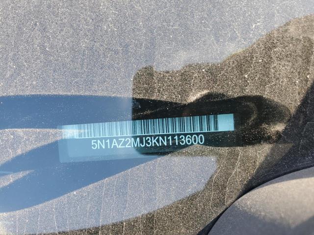 Photo 11 VIN: 5N1AZ2MJ3KN113600 - NISSAN MURANO S 