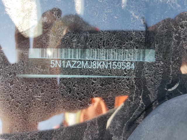 Photo 9 VIN: 5N1AZ2MJ8KN159584 - NISSAN MURANO S 