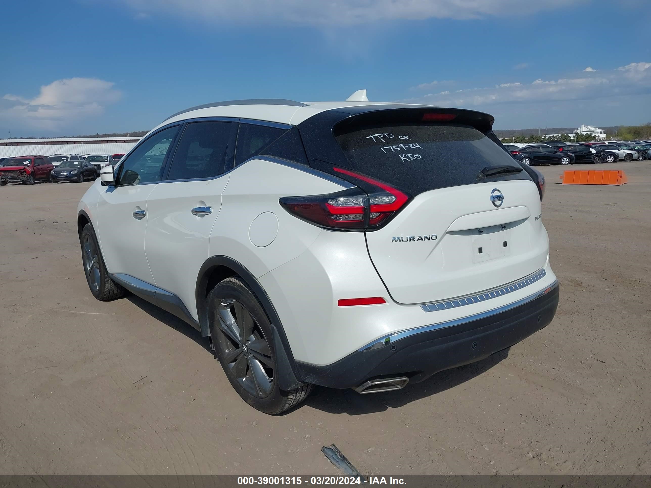 Photo 2 VIN: 5N1AZ2MJ9KN133897 - NISSAN MURANO 